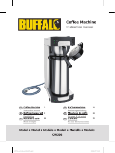 Bedienungsanleitung Buffalo CW306 Kaffeemaschine