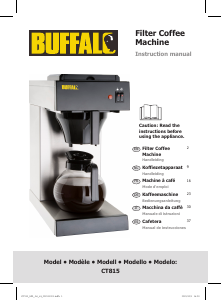 Bedienungsanleitung Buffalo CT815 Kaffeemaschine