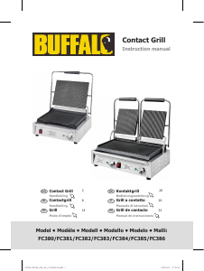 Bedienungsanleitung Buffalo FC383-A Kontaktgrill
