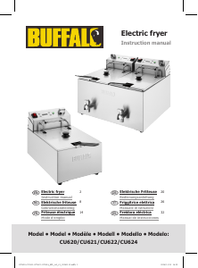 Manual de uso Buffalo CU624 Freidora