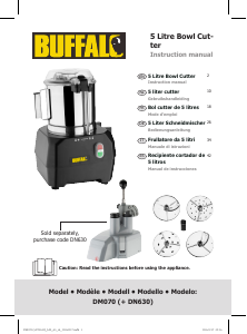 Manuale Buffalo DM070 Robot da cucina