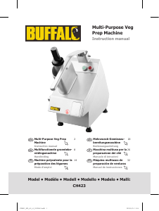 Manuale Buffalo CH423 Robot da cucina