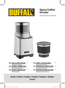 Manuale Buffalo FU476 Robot da cucina