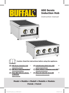 Mode d’emploi Buffalo FU219 Table de cuisson