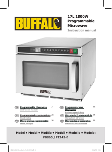 Bruksanvisning Buffalo FB865 Mikrovågsugn