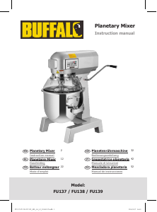Bedienungsanleitung Buffalo FU139 Standmixer