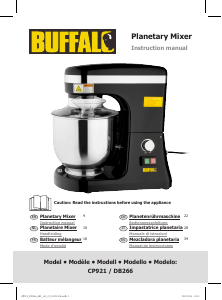 Bedienungsanleitung Buffalo DB266 Standmixer