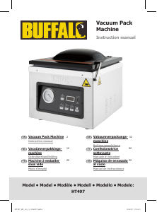 Manual de uso Buffalo HT497 Sellador de vacío