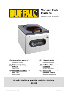 Mode d’emploi Buffalo DK208-A Appareils de mise sous vide