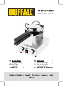 Mode d’emploi Buffalo DK229 Gaufrier