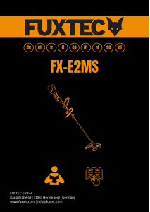 Manual de uso Fuxtec FX-E2MS Cortabordes