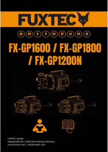 Manual Fuxtec FX-GP2800 Water Pump