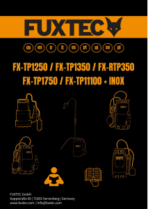 Manual Fuxtec FX-TP11000 Water Pump