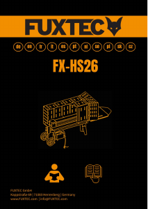 Manual Fuxtec FX-HS26SK Rachador de toras