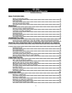 Mode d’emploi Technoline WS 2816 Station météo