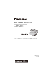 Mode d’emploi Panasonic DMW-DMS1 Lumix Microphone