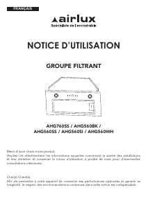Bruksanvisning Airlux AHG760SS Köksfläkt