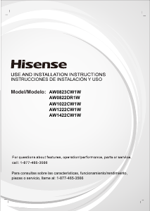 Manual Hisense AW0823CW1W Air Conditioner