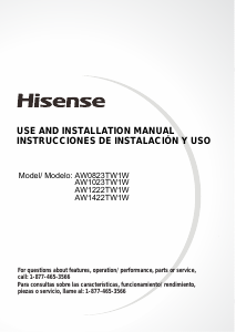 Manual Hisense AW0823TW1W Air Conditioner