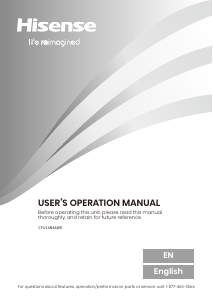 Manual de uso Hisense CFU14N6AWE Congelador