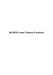 Handleiding Hisense L9Q Beamer