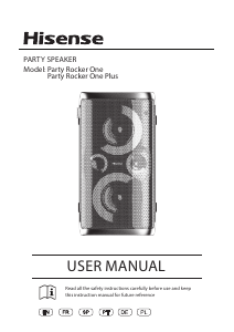 Manual Hisense HP100 Altifalante