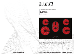 Bruksanvisning KB Elements ELK77CR1 Häll