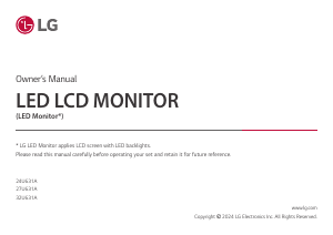 説明書 LG 32U631A-B 液晶モニター