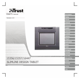 Brugsanvisning Trust 16447 Slimline Design Tegneplade