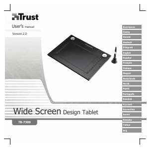 Brugsanvisning Trust 15358 TB-7300 Tegneplade