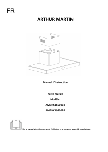 Mode d’emploi Arthur Martin AMBHC16600BB Hotte aspirante