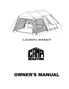 Manual Camp Master Lagoona Diner IV Tent