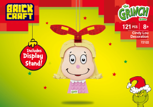 Manual Brickcraft set 72122 The Grinch Cindy-Lou decoration