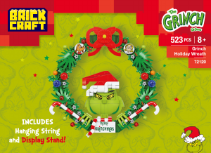 Manual Brickcraft set 72120 The Grinch Wreath