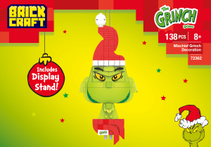 Manual Brickcraft set 72362 The Grinch Mischief Grinch decoration