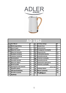 Instrukcja Adler AD 1352 Czajnik