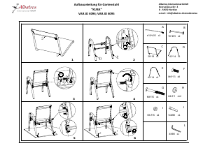 Manual de uso Albatros 4095 Kuba Silla de jardín