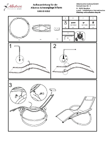 Manual de uso Albatros 4352 X-Form Silla de jardín