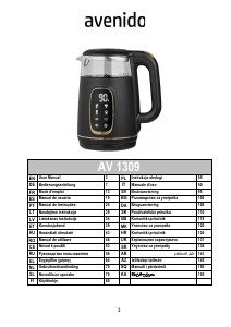 Manual de uso Avenido AV 1309 Hervidor