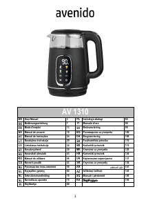 Manual Avenido AV 1310 Fierbător