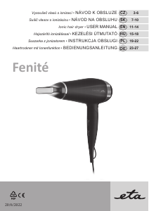 Használati útmutató Eta Fenité 7320 90020 Hajszárító