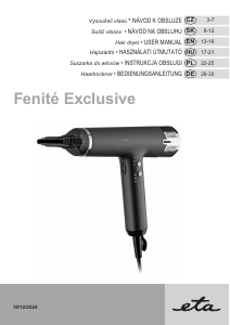 Manuál Eta Fenité Exclusive 9318 90000 Vlasový vysoušeč