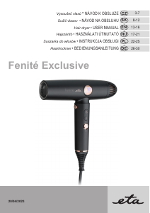 Használati útmutató Eta Fenité Exclusive 9319 90000 Hajszárító