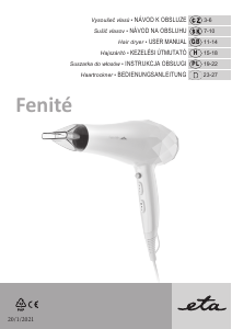 Használati útmutató Eta Fenité 8320 90000 Hajszárító