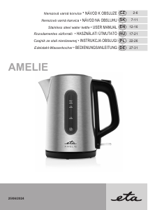 Bedienungsanleitung Eta Amelie 9599 90000 Wasserkocher