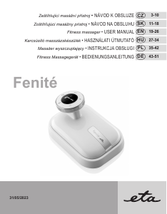 Instrukcja Eta Fenité 9353 90000 Urządzenia do masażu