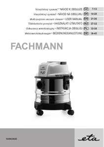 Instrukcja Eta Fachmann 4211 90000 Odkurzacz