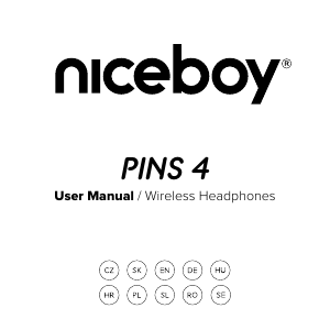 Priročnik Niceboy Pins 4 Slušalka