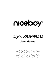 Instrukcja Niceboy ORYX MW400 Mysz