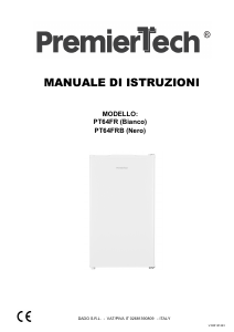 Manuale PremierTech PT64FR Congelatore